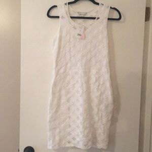 White lace dress Banana Republic
